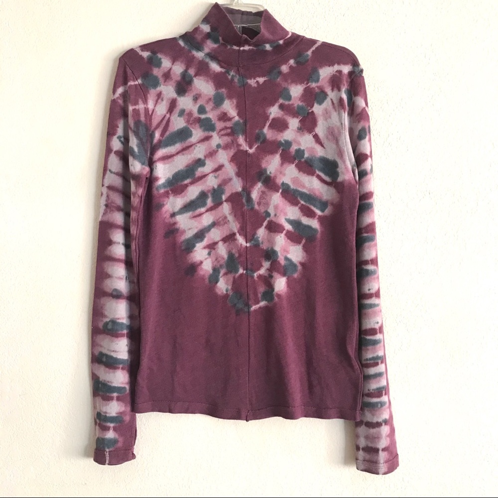We The Free Psychedelic Turtleneck Top, Night Fall